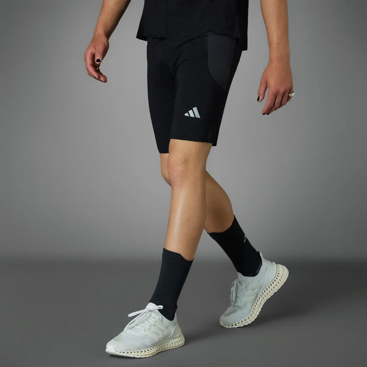Adidas Running Primeweave Short Leggings. 1