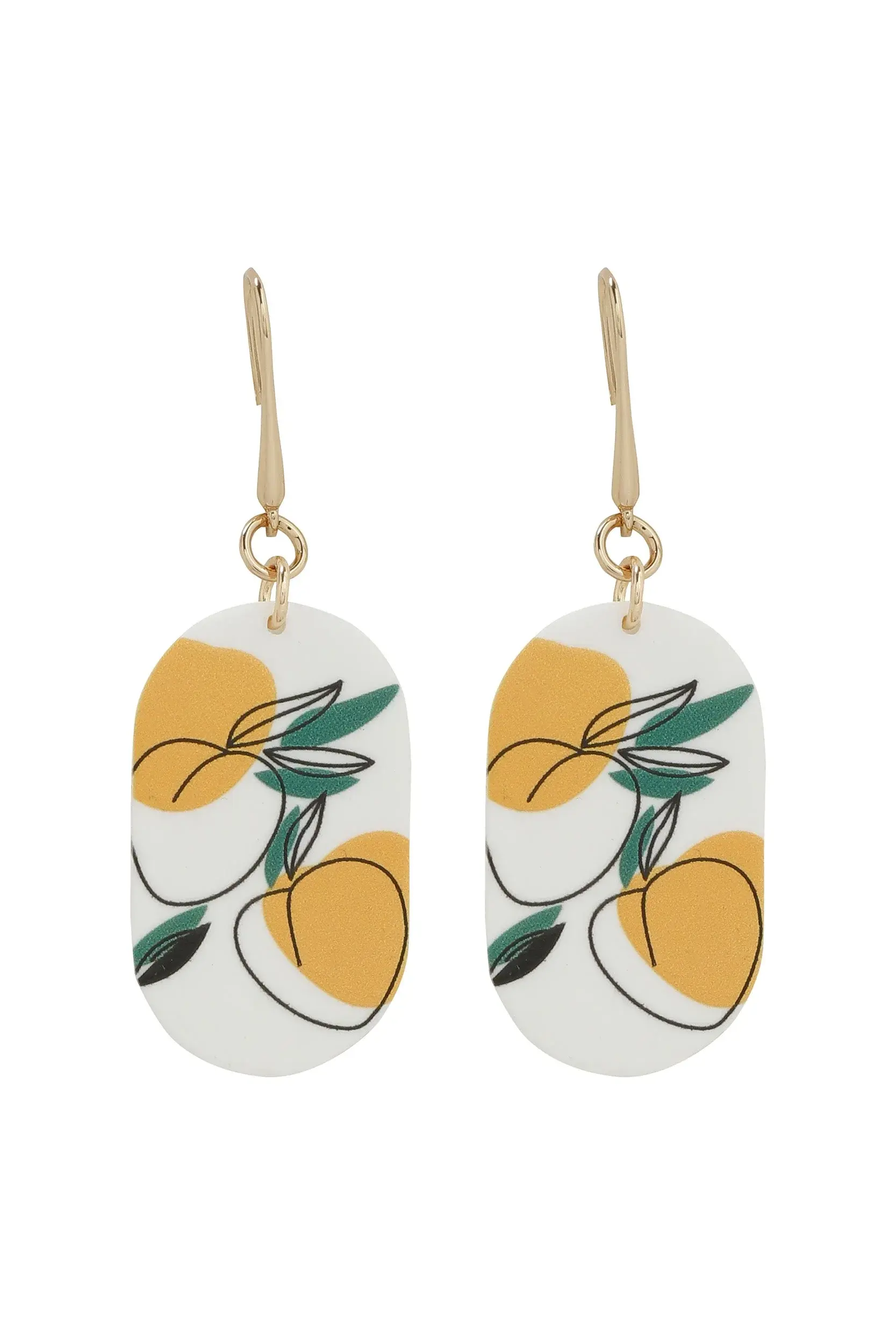 Roman PEACH PRINT EARRINGS - 0 / ORIGINAL. 1