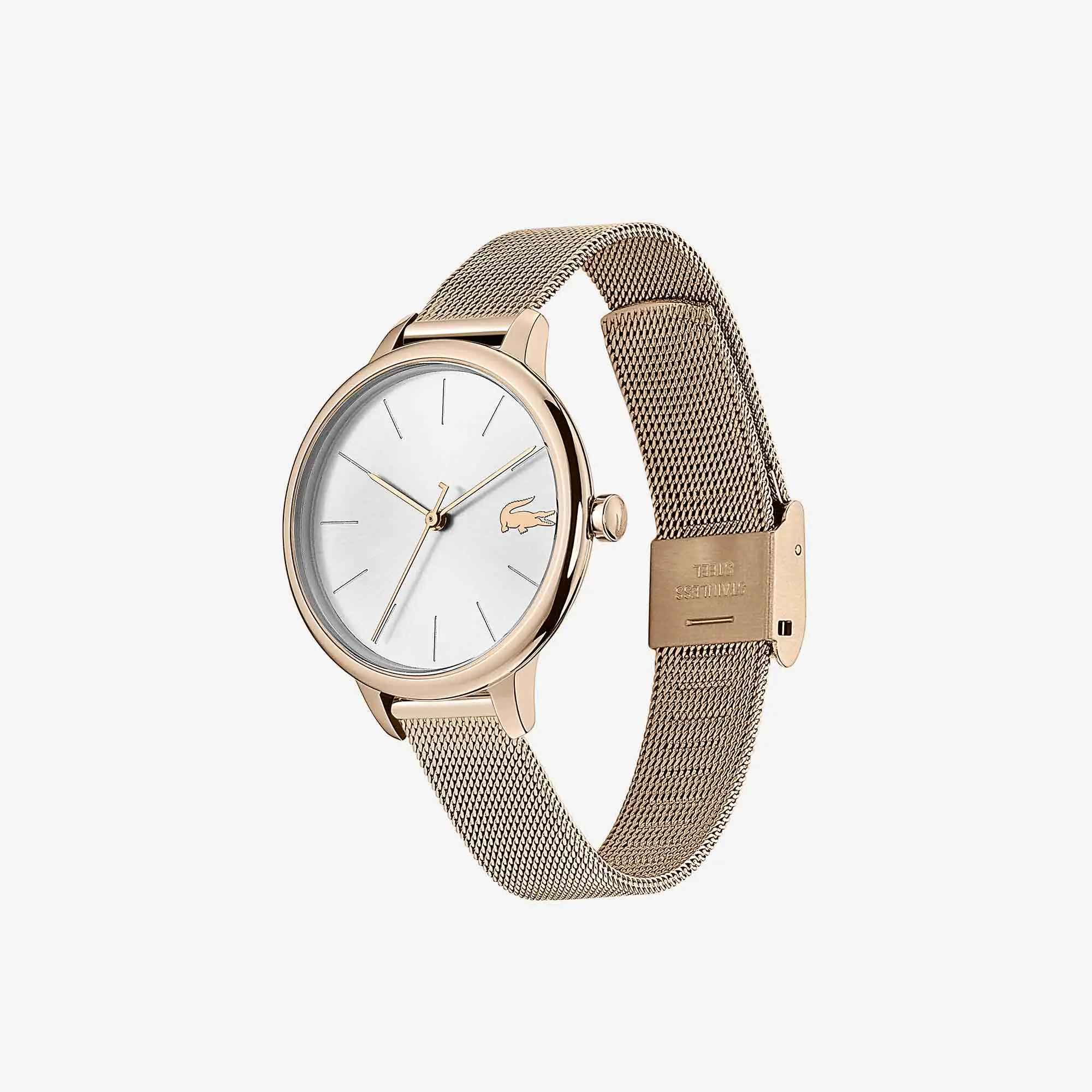 Lacoste Ladies Cannes Watch with Rose Gold IP Plated Strap. 2