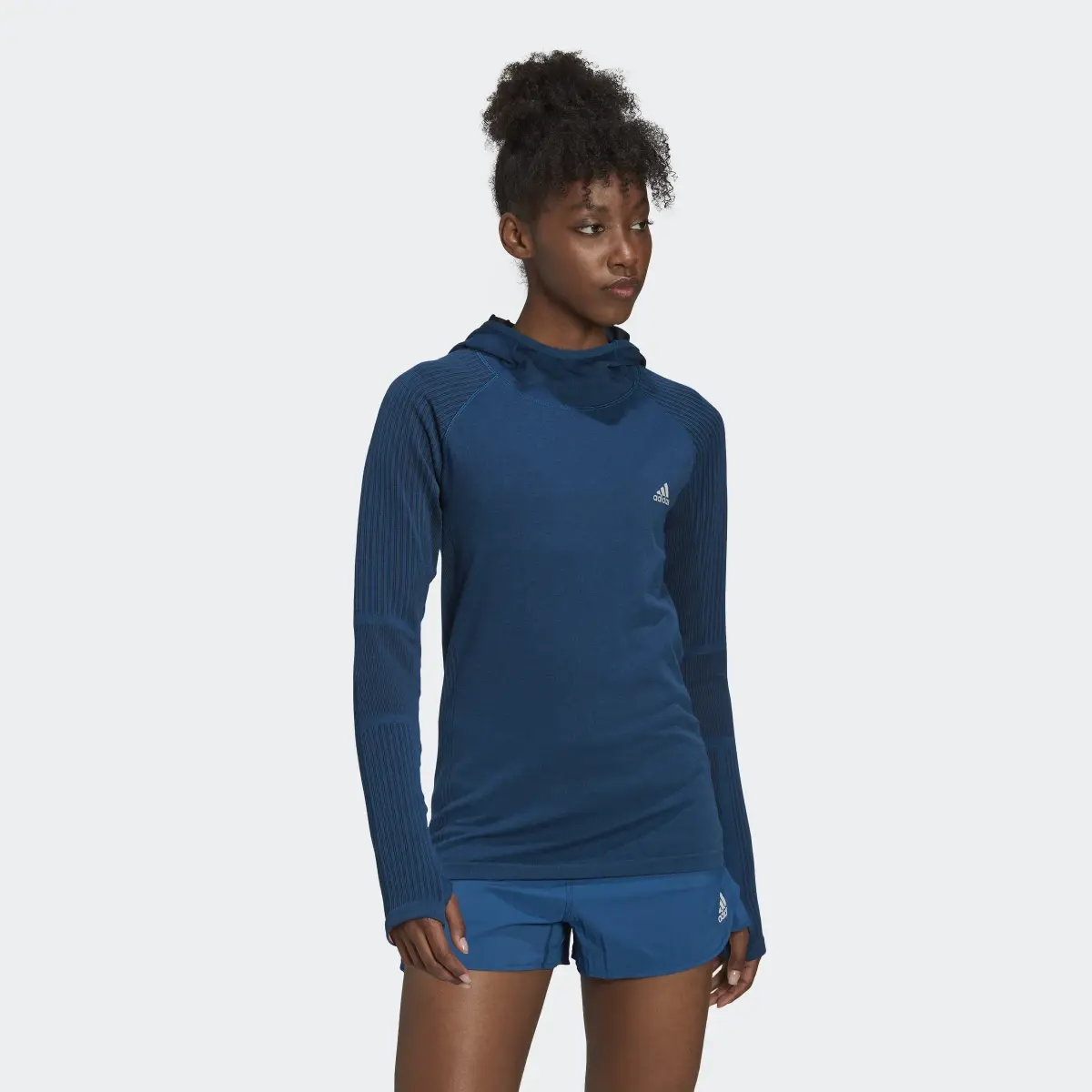 Adidas X-City Running Knit Long Sleeve Sweatshirt. 2