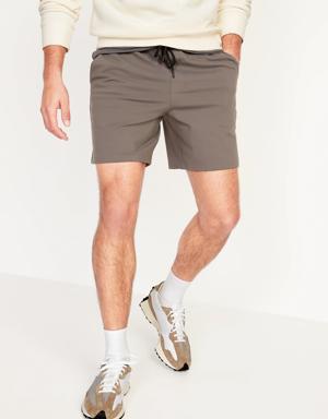 Old Navy PowerSoft Coze Edition Jogger Shorts -- 7-inch inseam gray