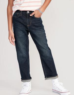 Built-In Flex Loose Straight Jeans for Boys blue