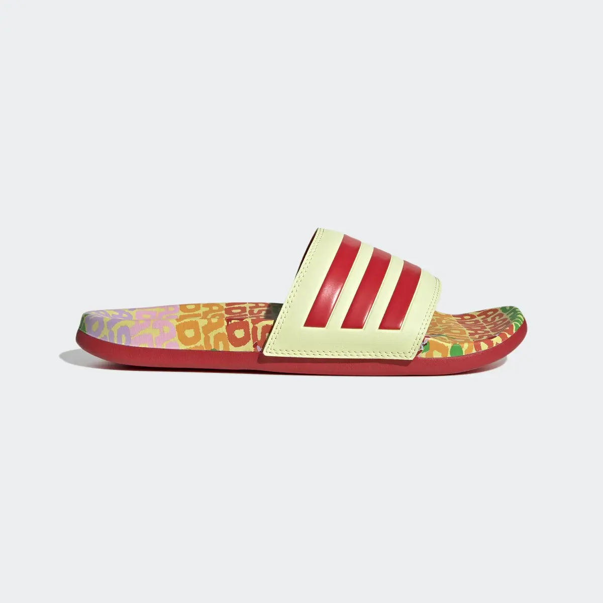 Adidas adilette Comfort Sandale. 2