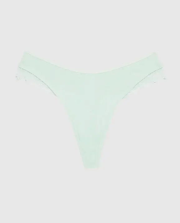 La Senza Ultrasoft Modal High Leg Thong Panty. 3