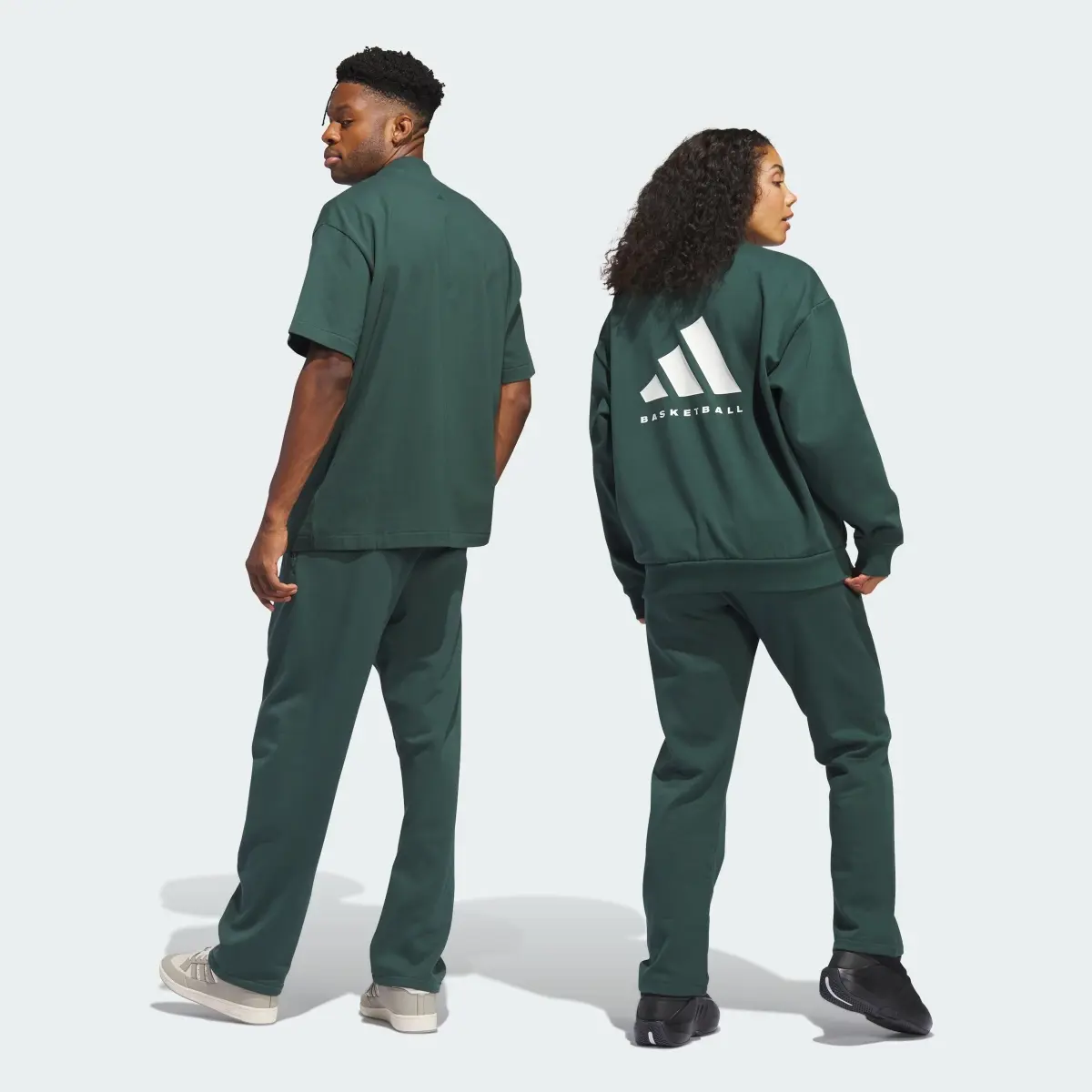 Adidas Basketball Sweatpants. 2