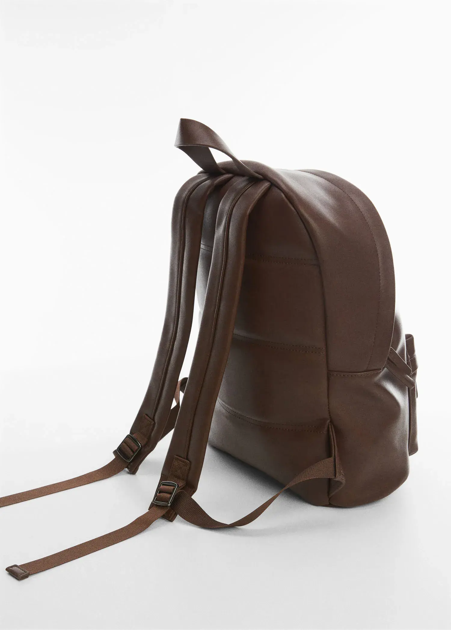 Mango Recycled leather backpack. 3