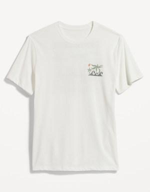 Old Navy Soft-Washed Graphic T-Shirt for Men white