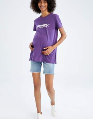 Defacto Regular Fit Slogan Baskılı Kısa Kollu Üst. 2 Defacto Regular Fit Slogan Baskılı Kısa Kollu Üst. 2