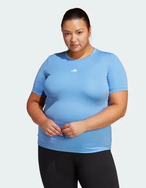 Adidas Techfit Short Sleeve Training T-Shirt (Plus Size). 2 Adidas Techfit Short Sleeve Training T-Shirt (Plus Size). 2