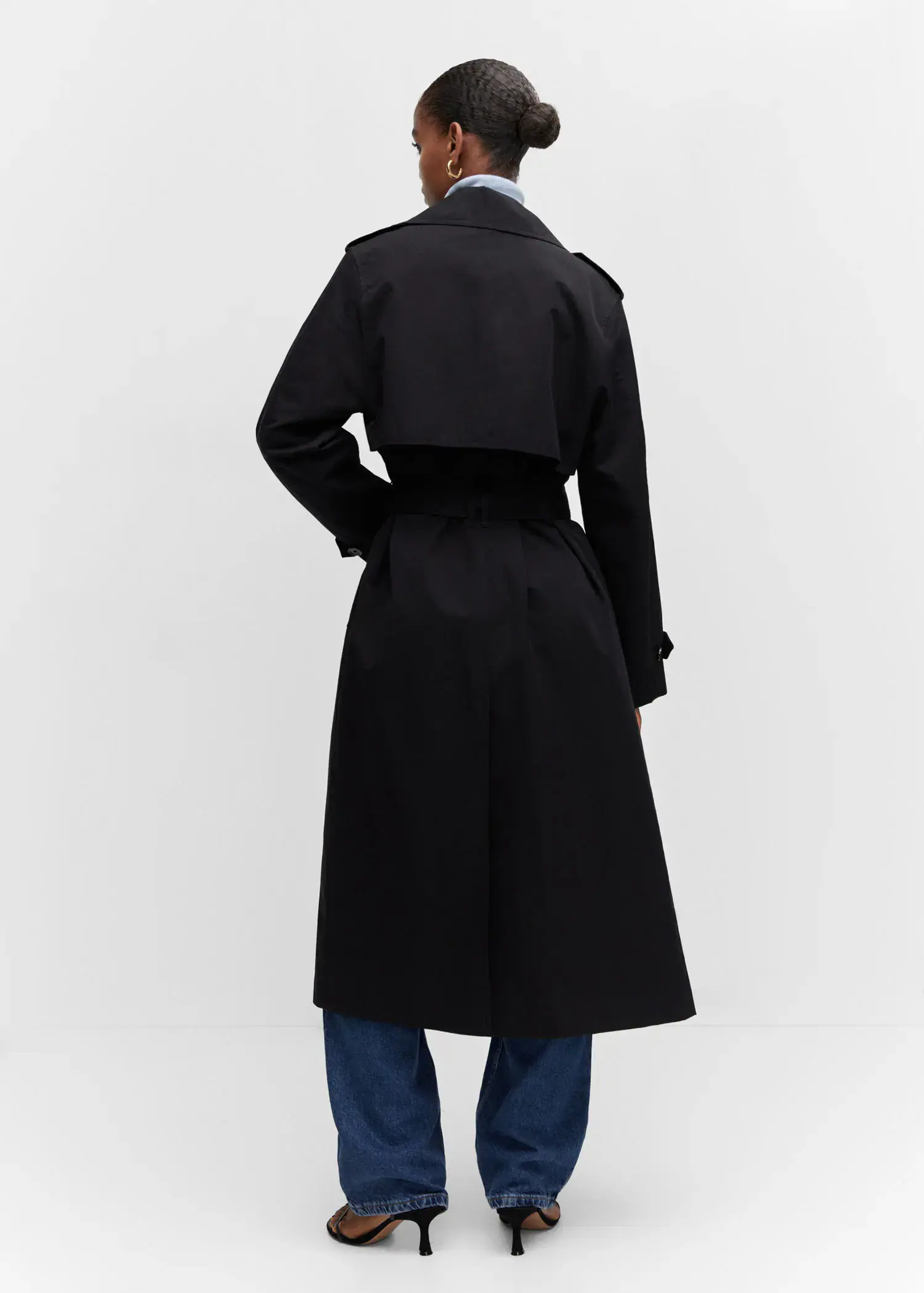 Mango Double-button trench coat. 3