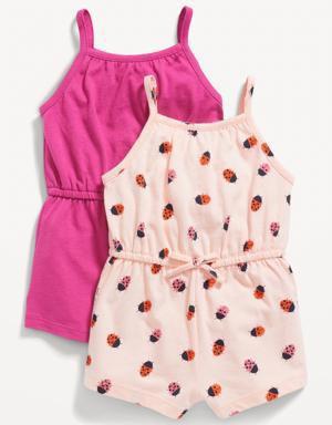 2-Pack Jersey-Knit Romper for Baby pink