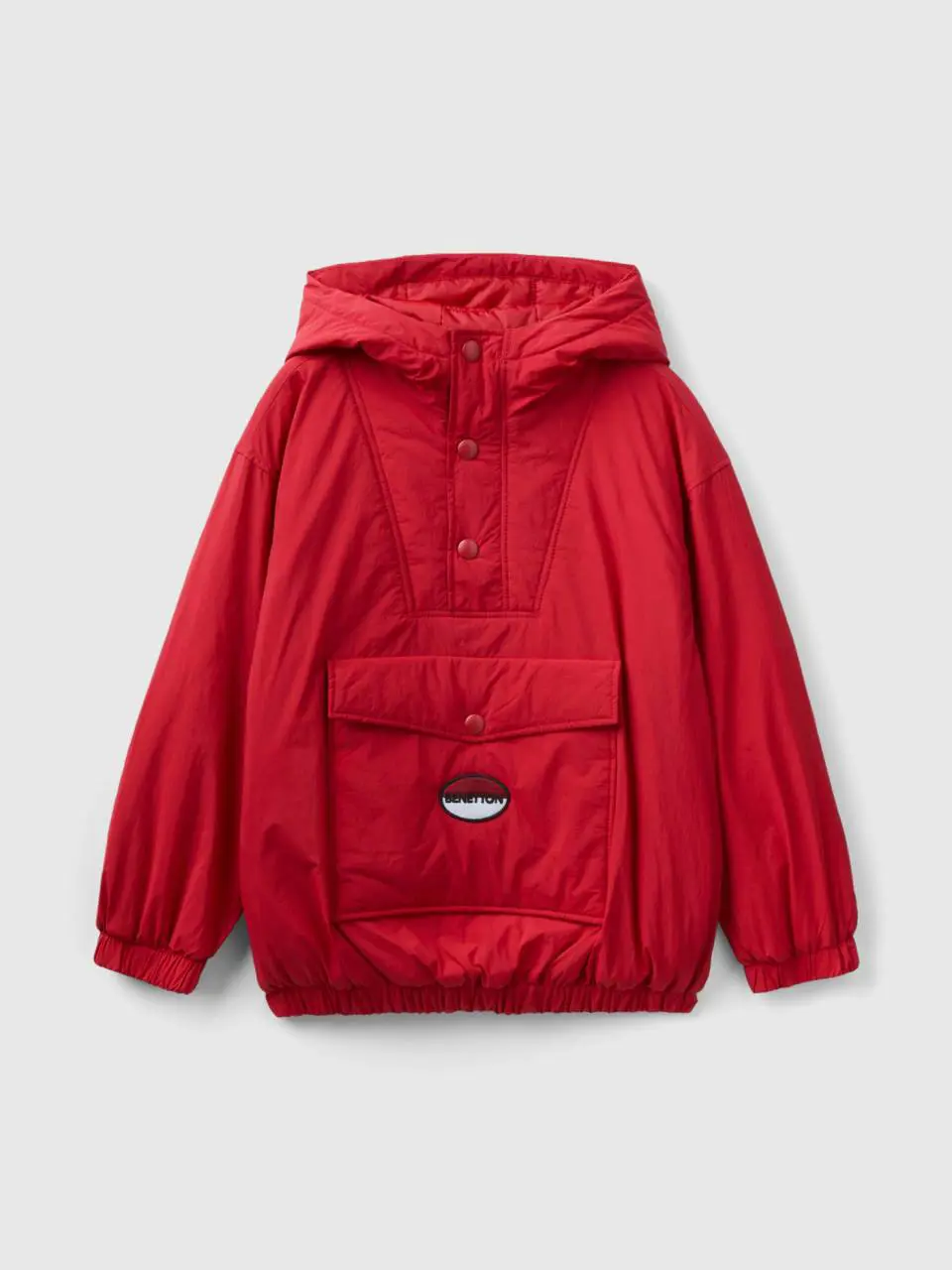 Benetton red jacket with pocket. 1