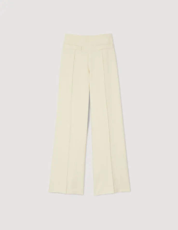 Sandro Wide-leg trousers with darts. 1