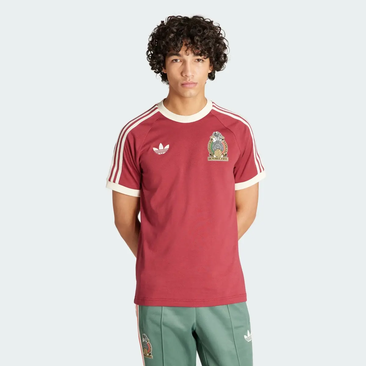 Adidas T-shirt Adicolor 3 bandes Mexique. 2