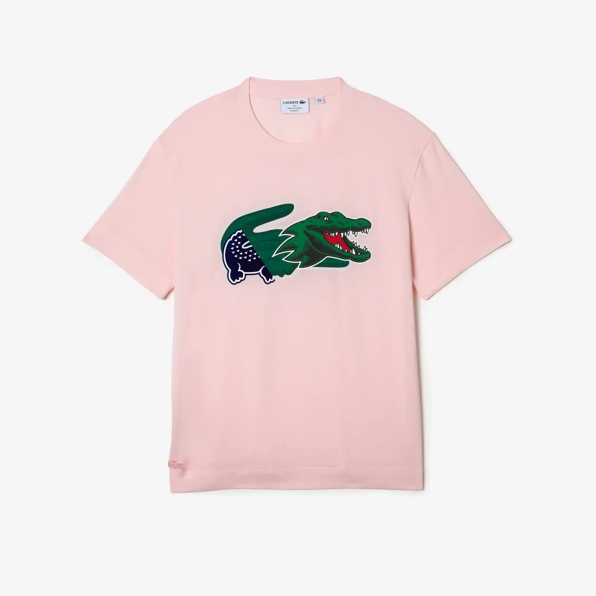 Lacoste Men's Relaxed Fit Oversized Crocodile T-Shirt. 2