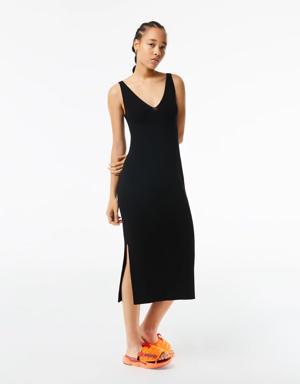 Women’s Lacoste Sleeveless Knit Midi Dress