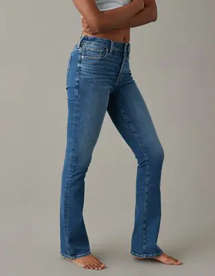 American Eagle Next Level High-Waisted Skinny Kick Jean. 1