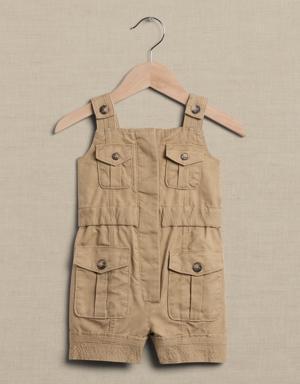 Expedition Cotton-Linen Romper for Baby multi