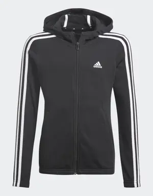 Adidas Essentials 3-Streifen Kapuzenjacke