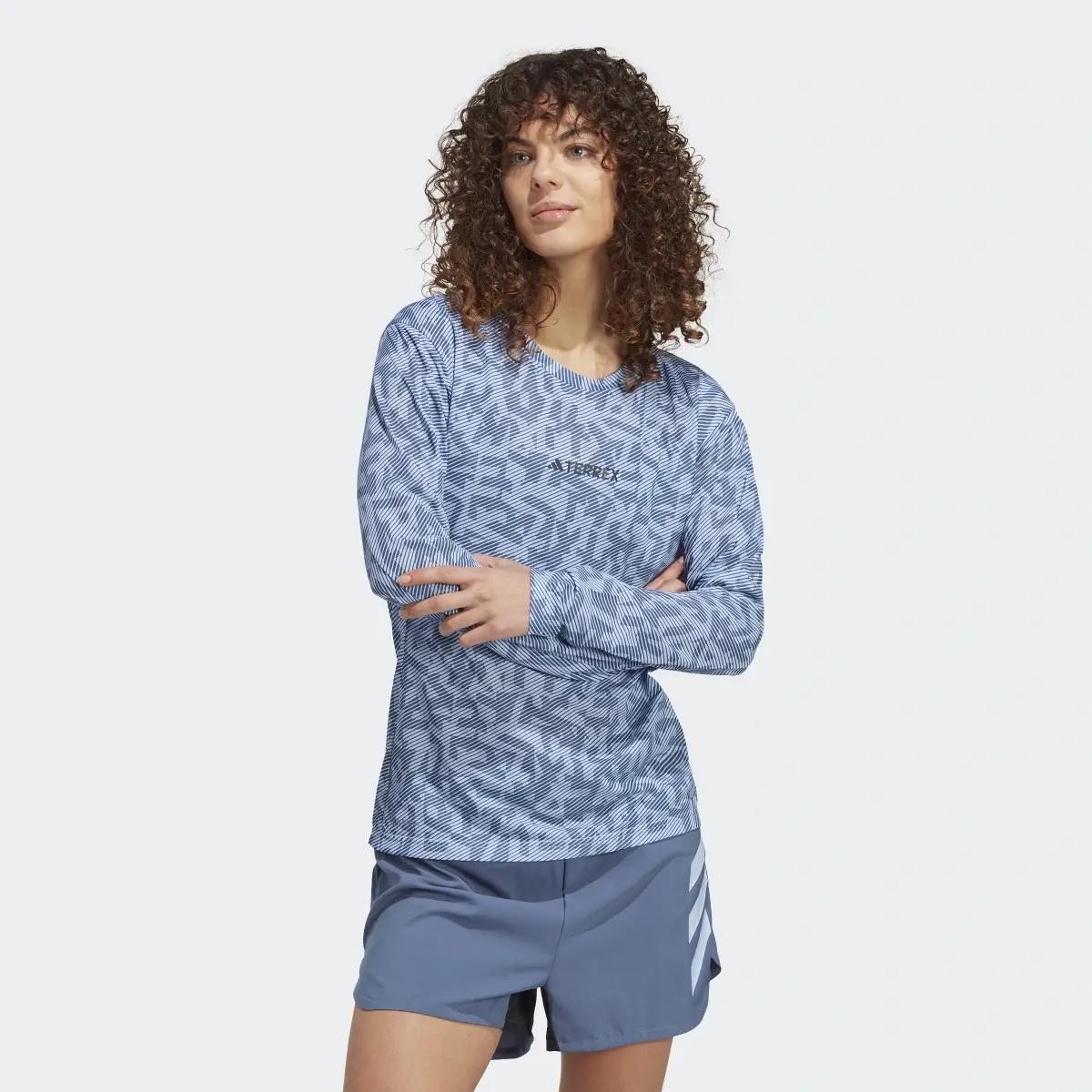 Adidas Terrex Trail Running Long Sleeve Tee. 2