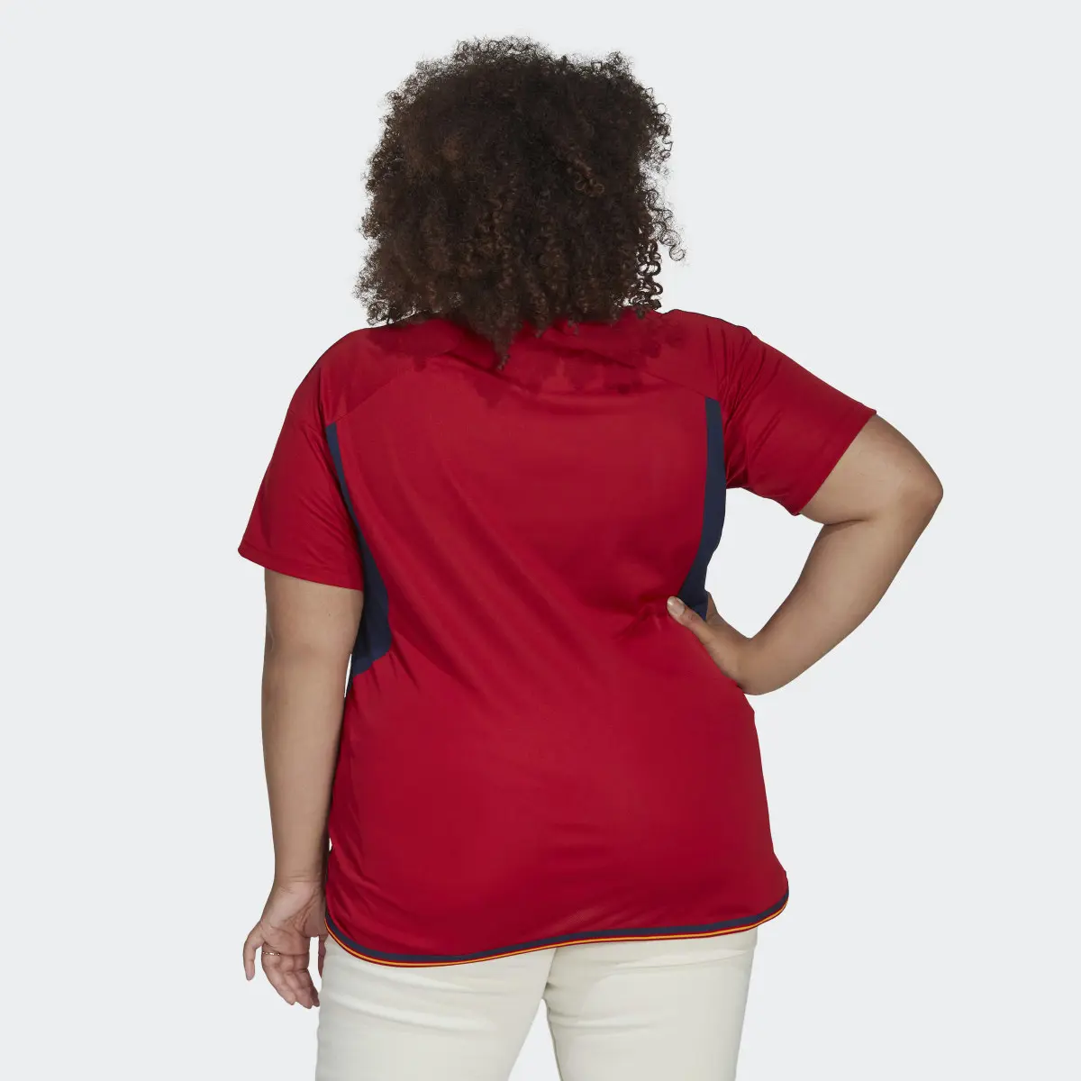 Adidas Camisola Principal 22 de Espanha (Plus Size). 3