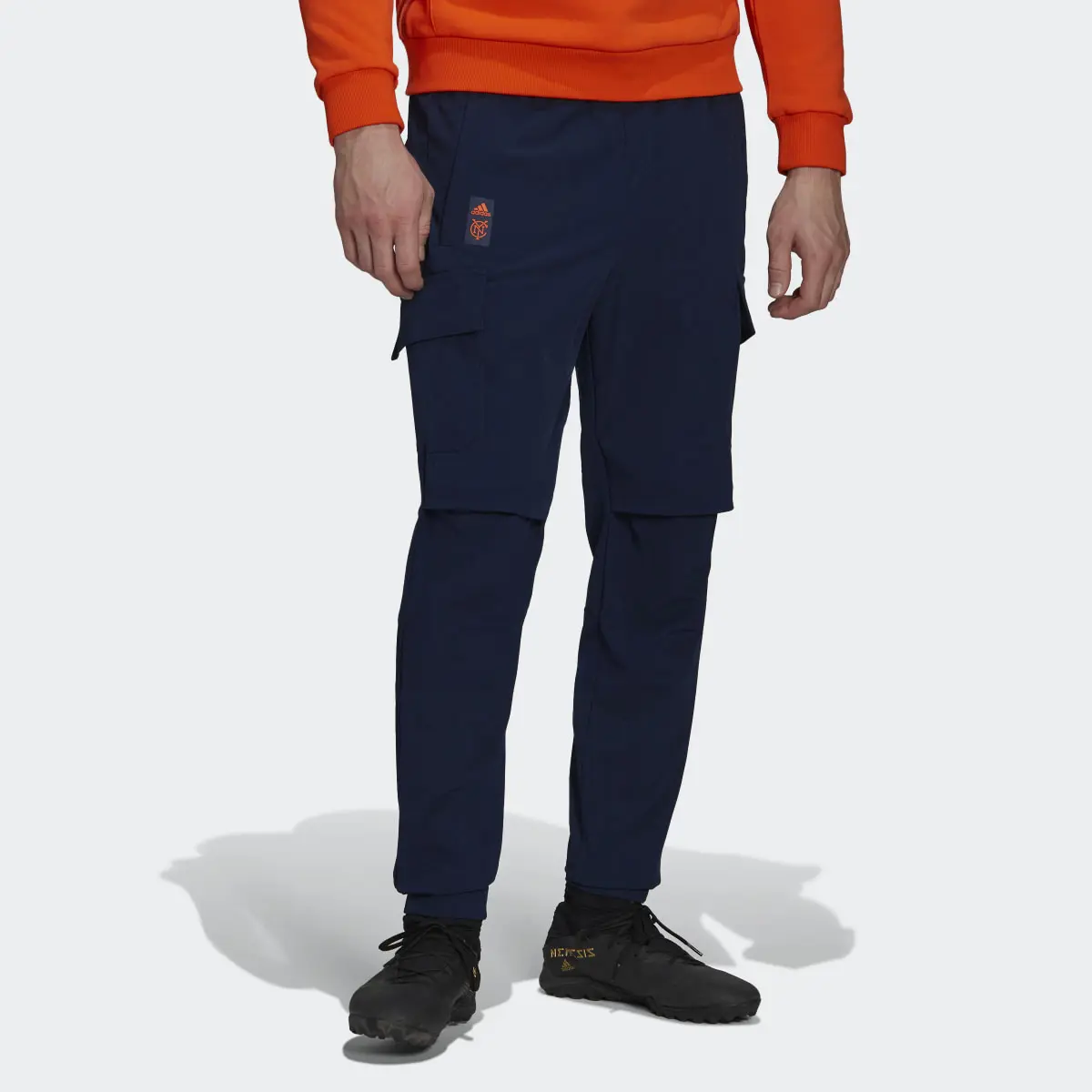 Adidas New York City FC Travel Tracksuit Bottoms. 1