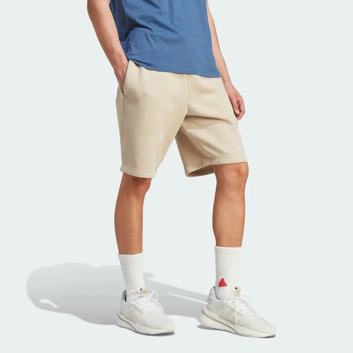 Adidas All SZN Fleece Shorts. 3