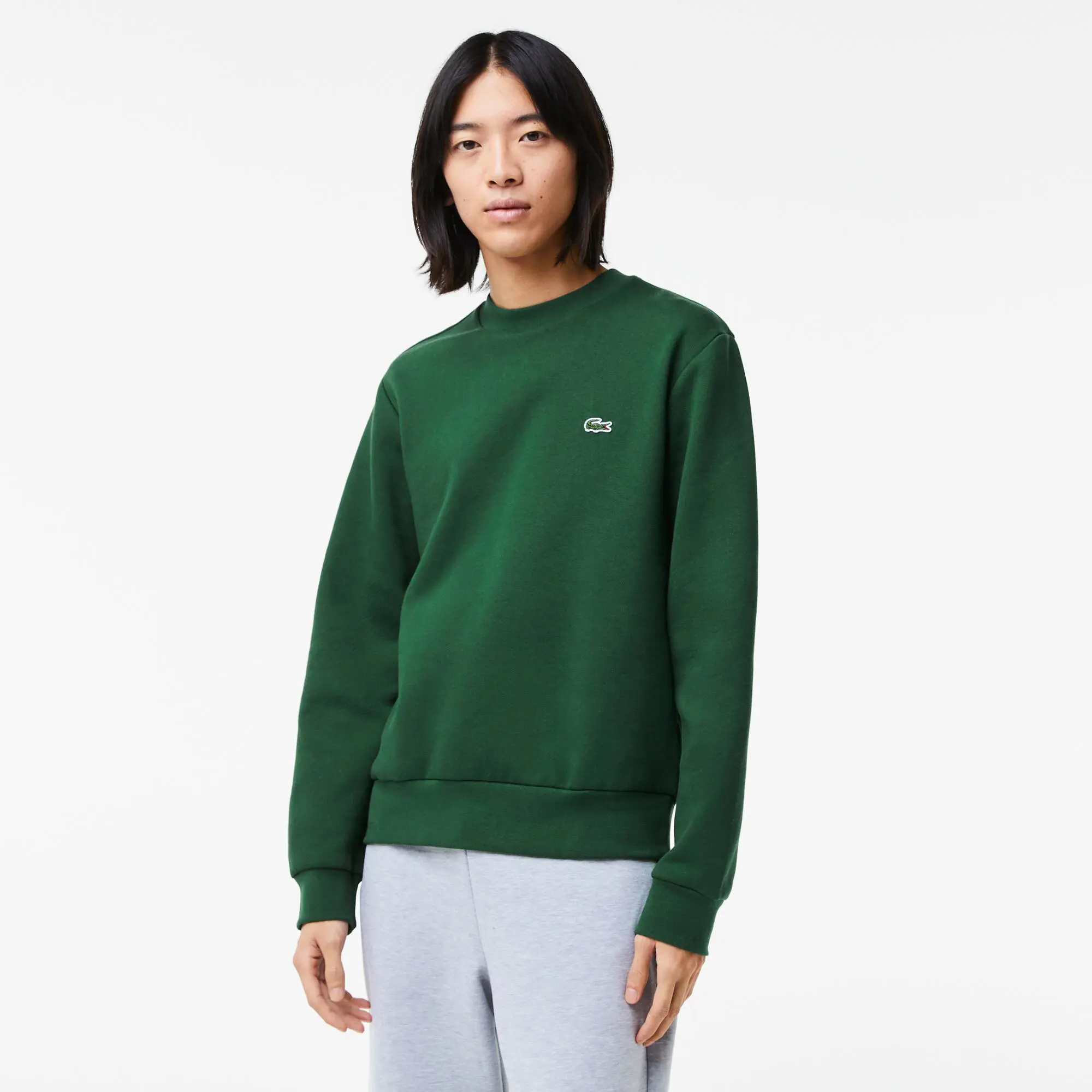 Lacoste Sweatshirt Jogger homme Lacoste en molleton gratté de coton biologique. 1