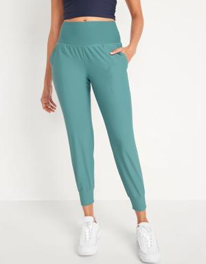 High-Waisted PowerSoft 7/8-Length Joggers for Women blue