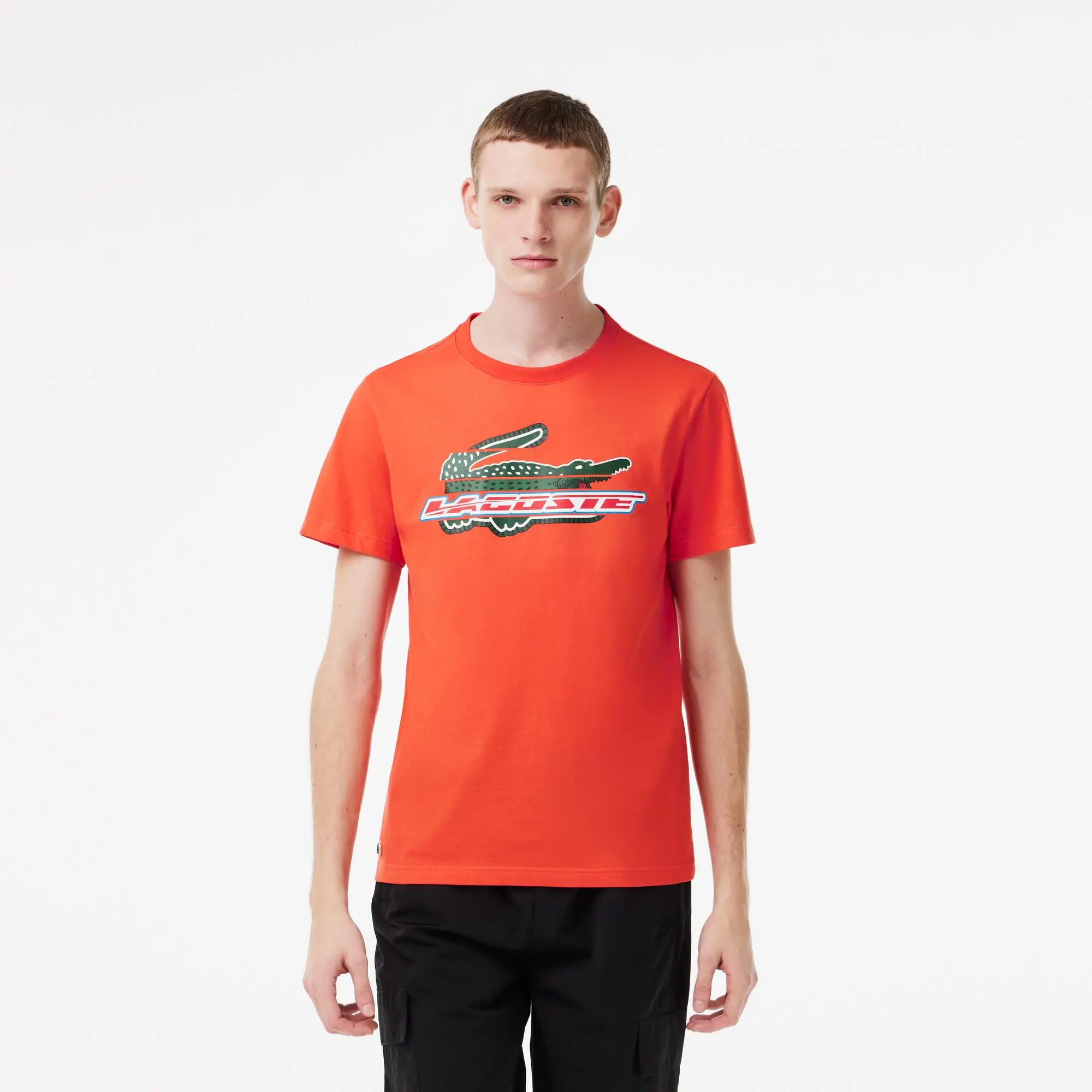 Lacoste T-shirt de algodão orgânico Lacoste Sport Regular Fit para homem. 1