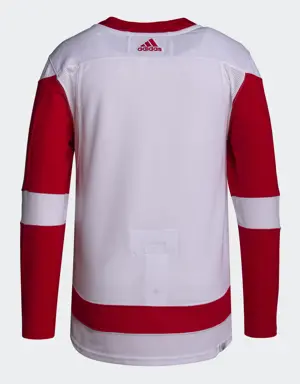 Red Wings Away Authentic Jersey