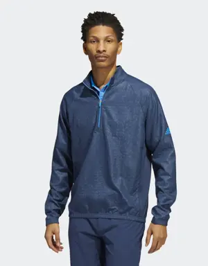 Debossed Quarter-Zip Pullover