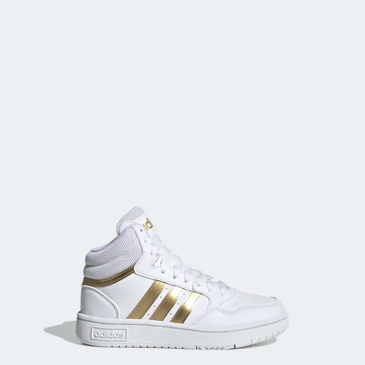 Adidas Hoops Mid Lace Shoes. 1