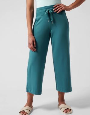 Balance Wide Crop Pant green