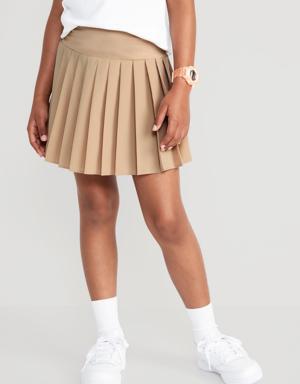 Old Navy High-Waisted Pleated Performance Skort for Girls beige