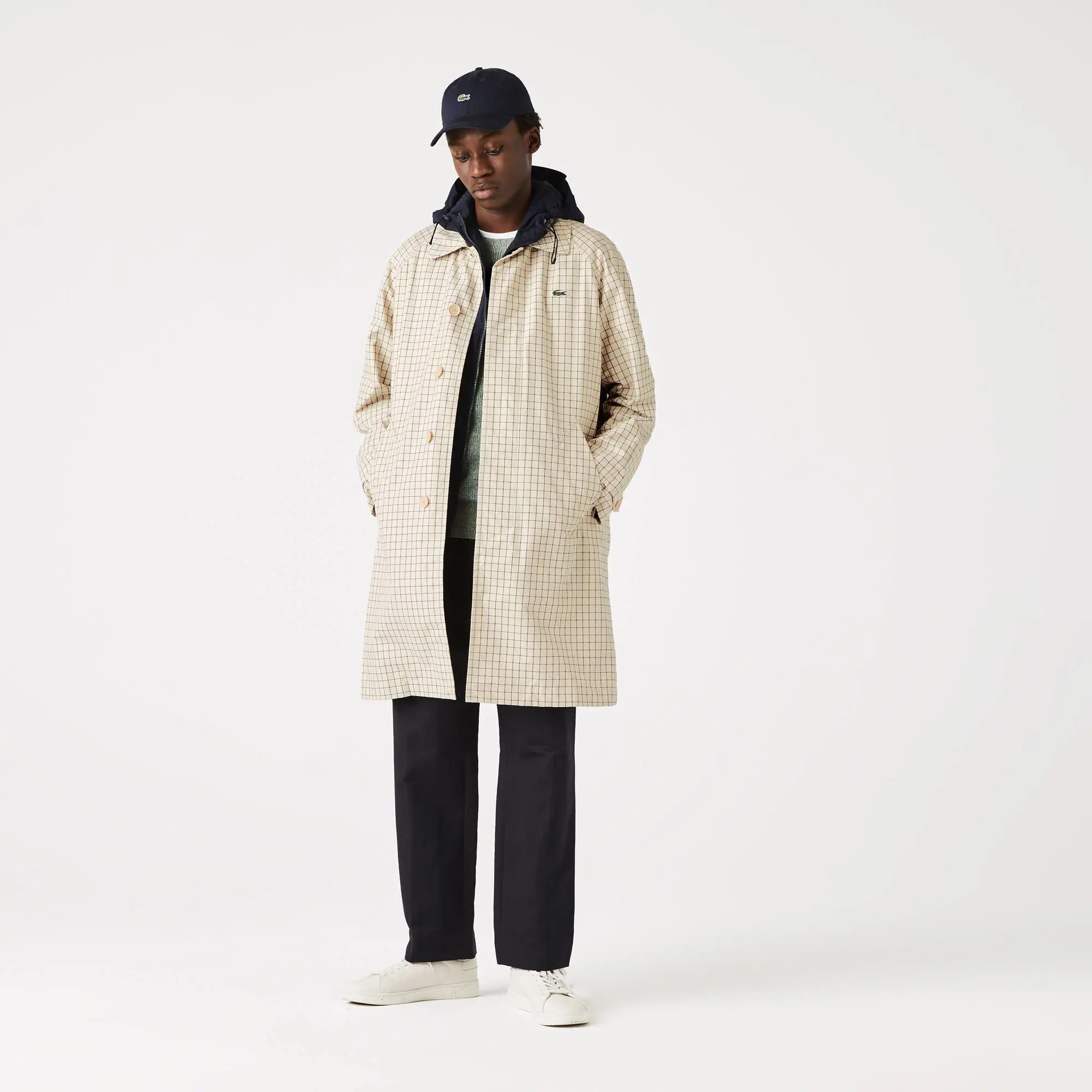 Lacoste Men’s Heritage 3-in-1 Check Trench. 1