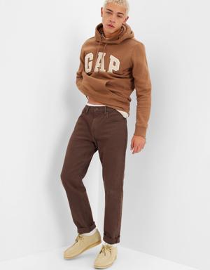 Gap Straight Jeans in GapFlex with Washwell brown
