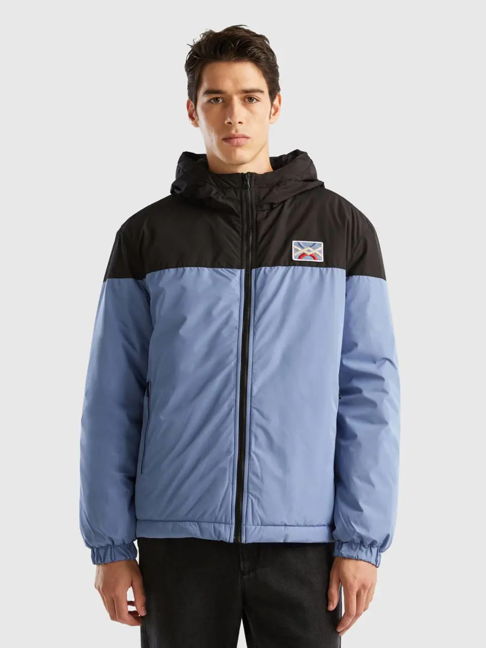 Benetton "rain defender" color block jacket. 1