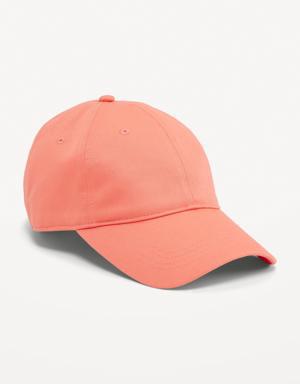 Canvas Baseball Cap for Women pink