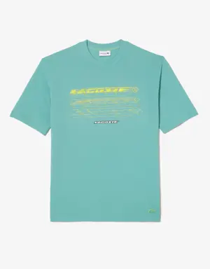 Lacoste Camiseta de hombre Lacoste loose fit en piqué de algodón ecológico