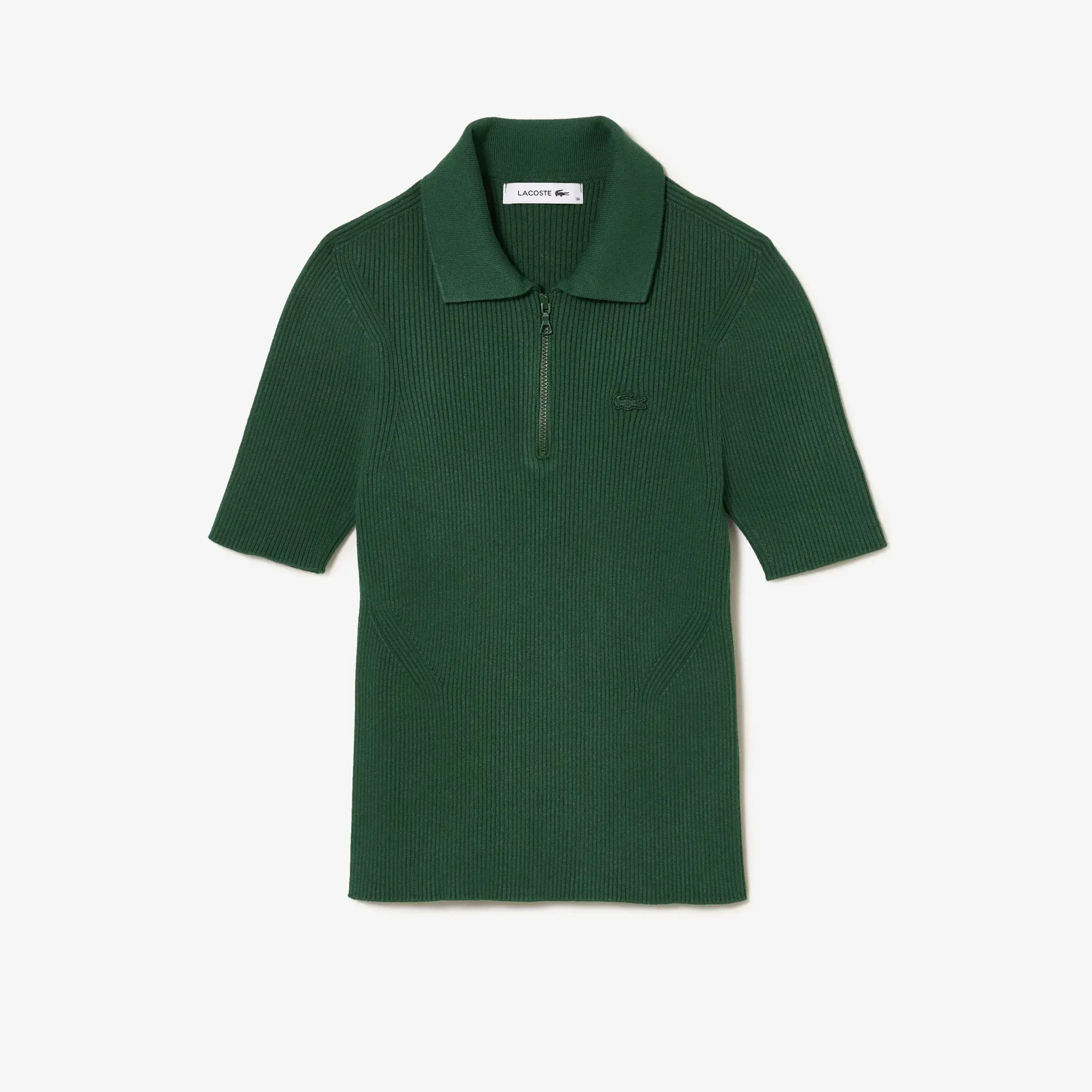 Lacoste Women’s Zipped Knit Polo. 2