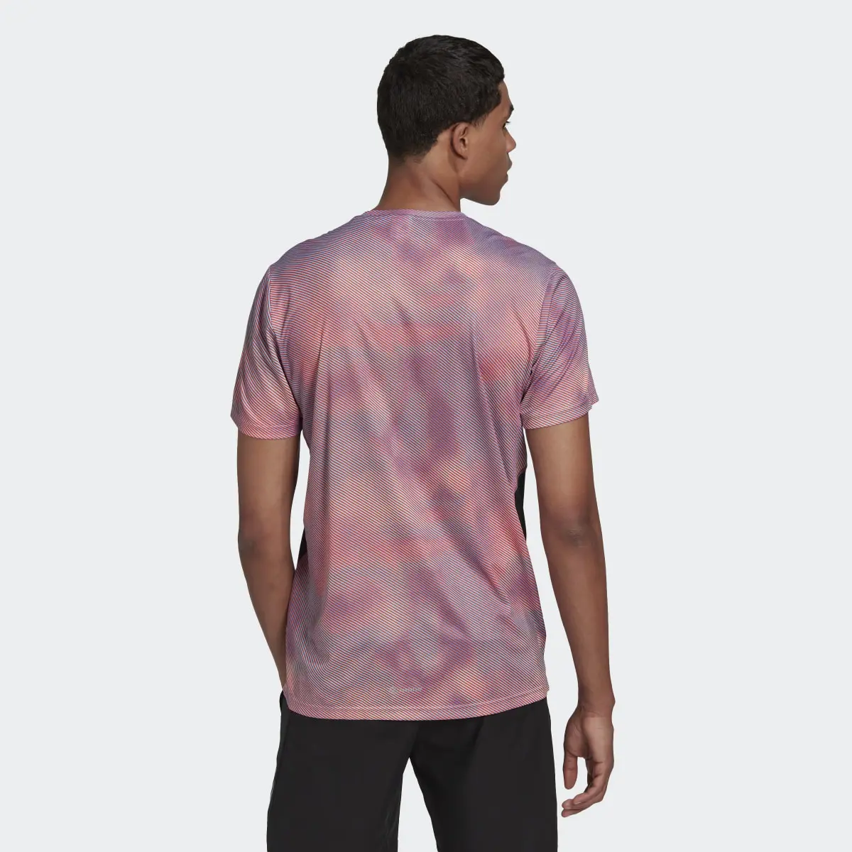 Adidas T-shirt Own the Run Colorblock. 3