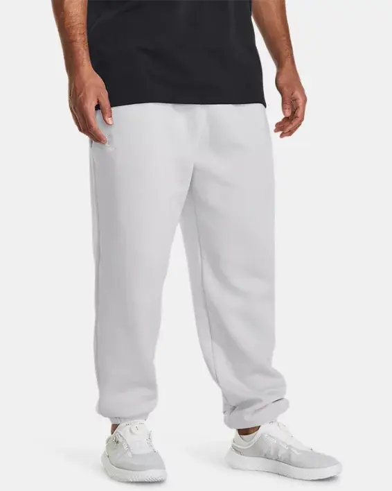 Under Armour Men's UA Essential Fleece Puddle Pants. 1