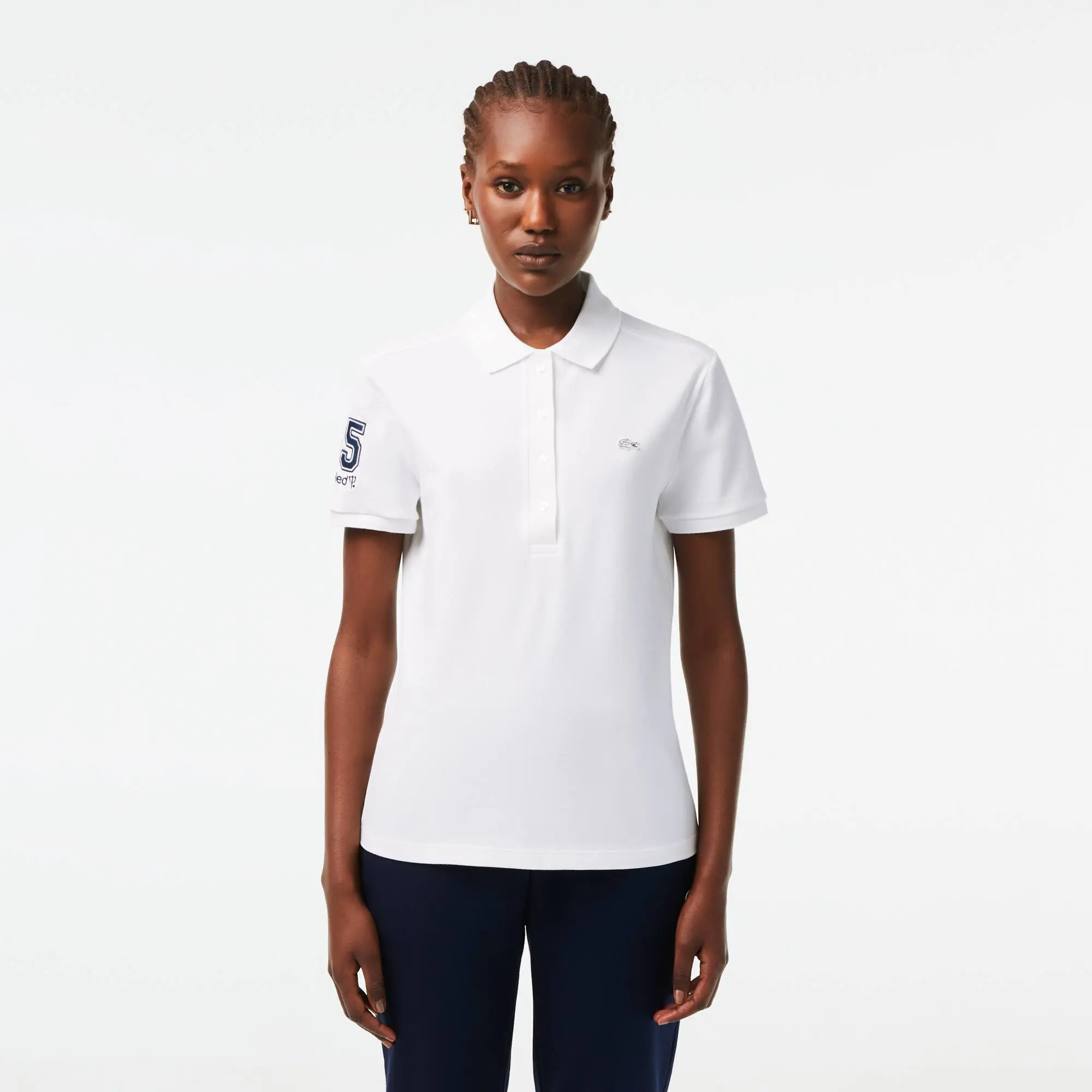 Lacoste Women’s Lacoste x Club Med Cotton Polo Shirt. 1