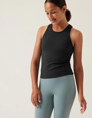 Athleta Girl Power Up Seamless Sport Length Tank black