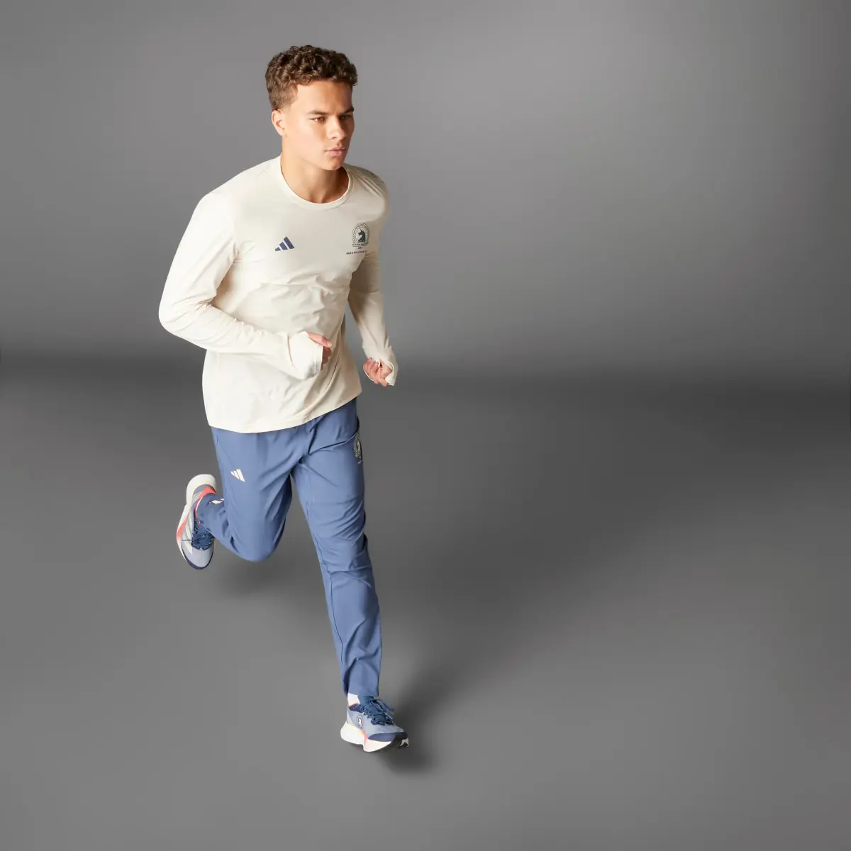 Adidas Boston Marathon 2024 Own the Run Long Sleeve Tee. 3