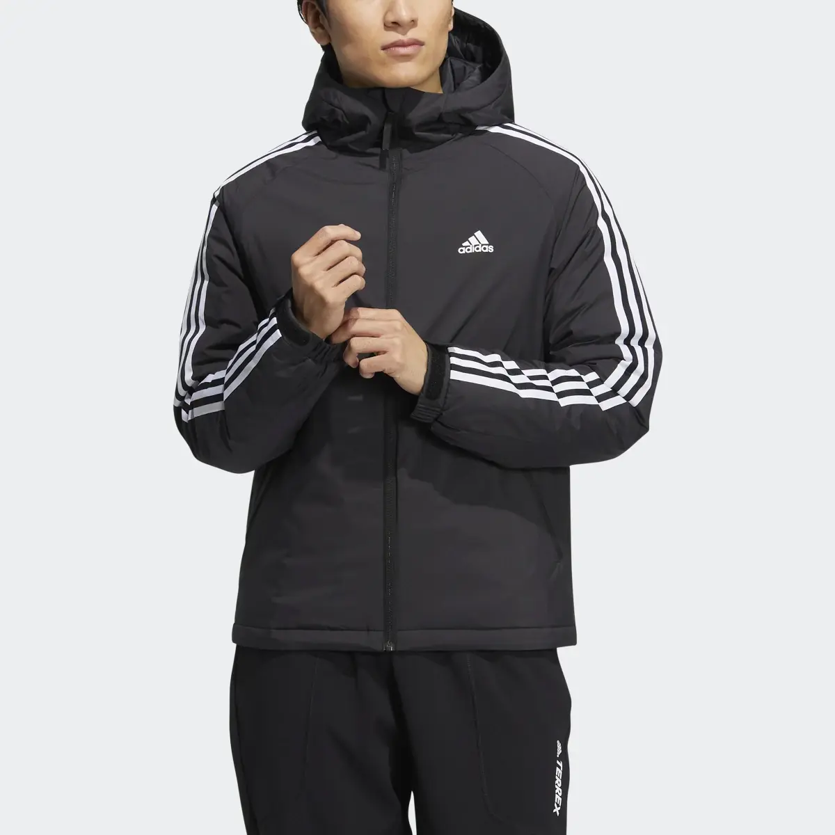 Adidas 3-Stripes Down Jacket. 1