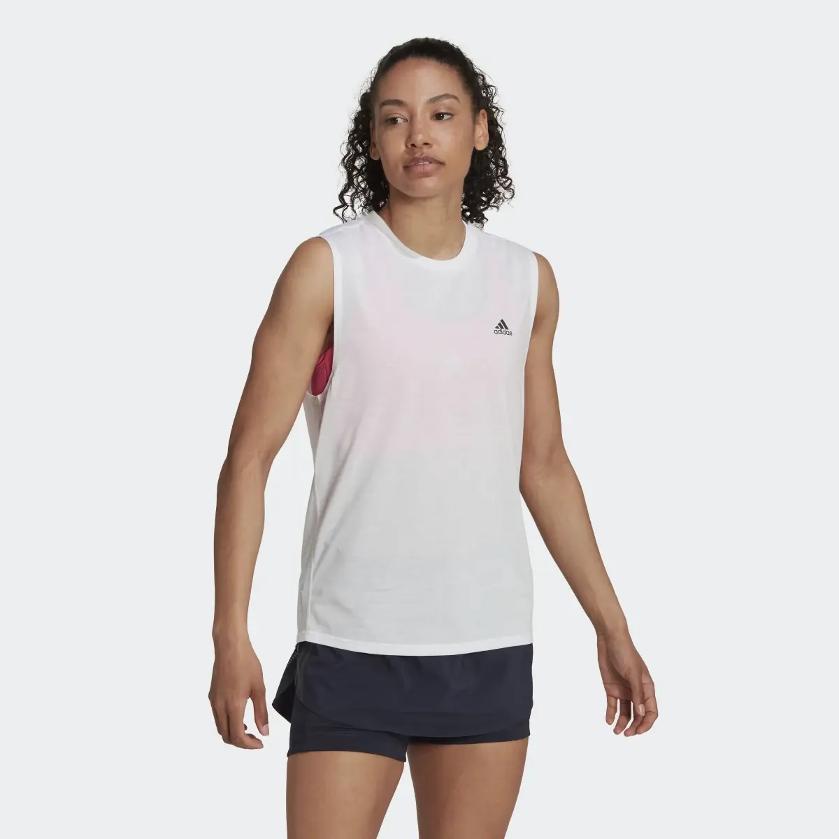 Adidas Playera sin Mangas de Running Run Icons Muscle. 2