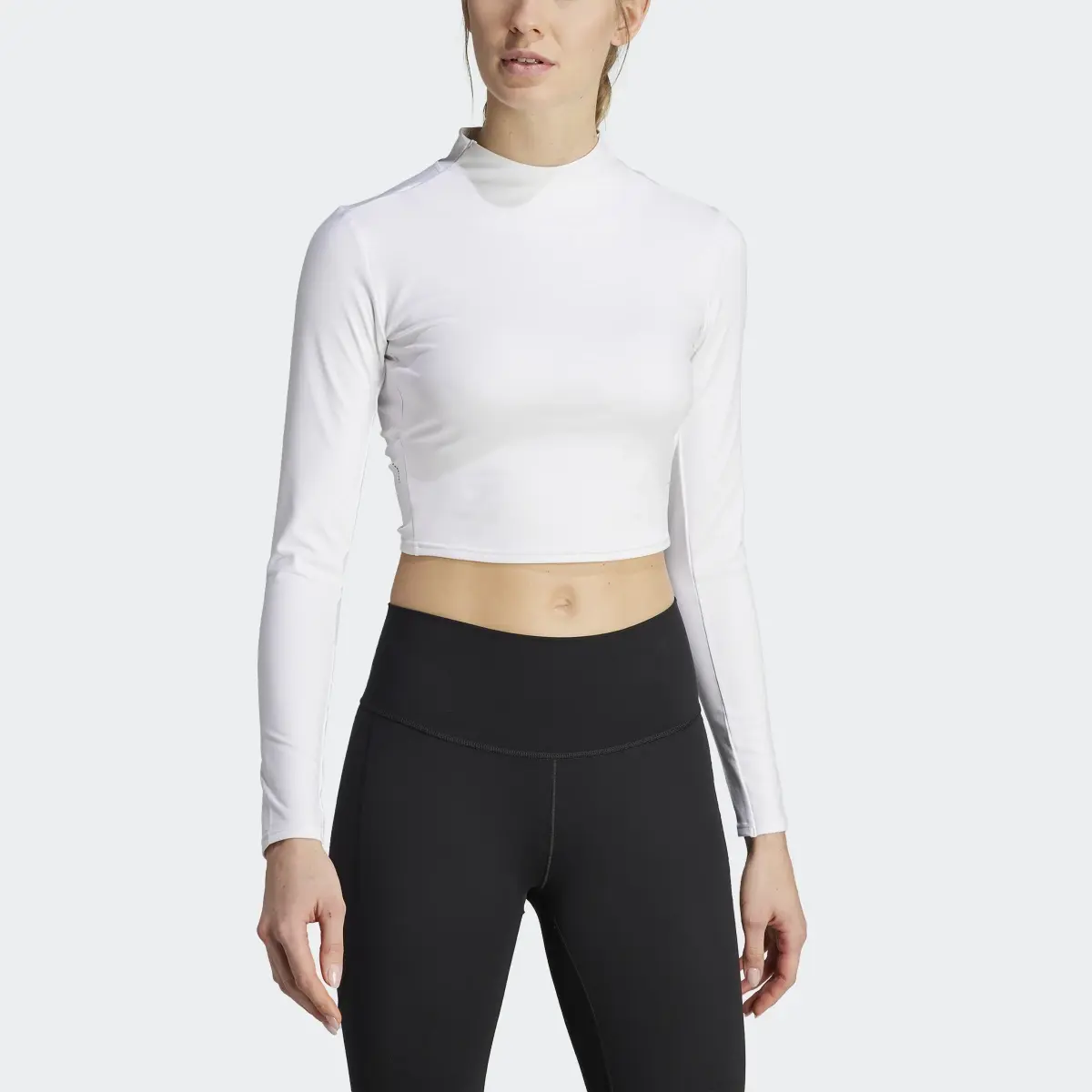 Adidas Yoga Studio Long Sleeve Tee. 1