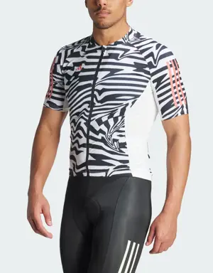 Essentials 3-Stripes Fast Zebra Cycling Jersey